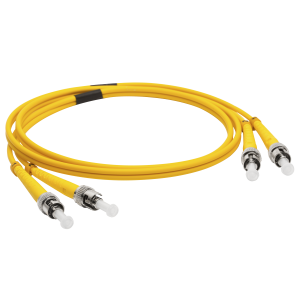 LANMASTER optical patch cord, LSZH, ST/UPC-ST/UPC, SM 